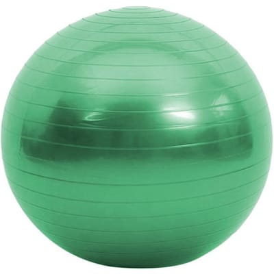 Diameter 45cm PVC Fitnessballen Yogabal Verdikt Slagvast Oefening Home Gym Pilates Apparatuur Balansbal groen