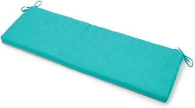 Bankkussen - Zitkussen - Buiten Zitten - Wasbaar - 152 cm - Aqua Blauw