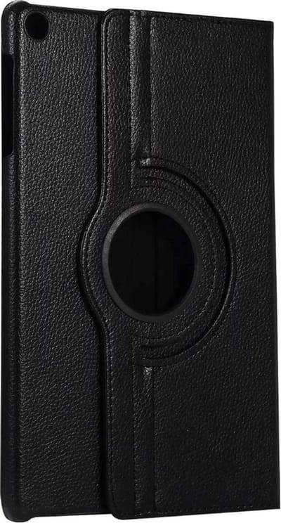 LuxeBass Hoesje geschikt voor Samsung Galaxy Tab S6 Lite 10.4 Inch P610 P615 Draaibaar Hoesje - Zwart