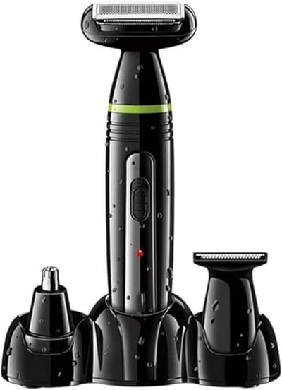 Gezichts Haar Trimmer - Neus Trimmer Oor Trimmer - OngeWenst Haar Verwijderen - Dubbele Scherpe Bladen - 17 cm - Zilver
