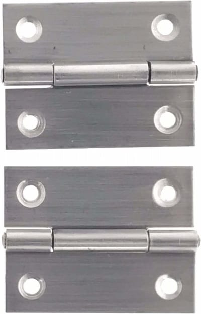 Benson RVS Scharnieren - 50.8 mm - Inclusief Schroeven - 2 stuks