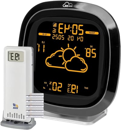 Draadloos Weerstation - Weersvoorspelling Station - Weer Bijhouden - Professionele Voorspelling - 4 Dagen - Meerdere Kleuren