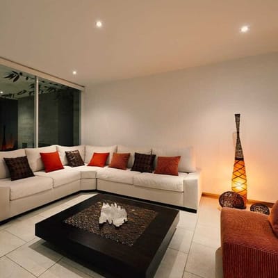 HOFTRONIC Venezia - LED inbouwspot RVS - IP65 waterdicht - Dimbaar - 6 Watt 600 lumen - Met lichtbron - 2700K Warm wit licht - Zaagmaat 65mm - inbouwdiepte 45mm - Geschikt voor badkamer, woonkamer, veranda en carport - 3 jaar garantie