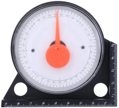 ByShane - Hellingniveaumeter met magnetische basis voor constructie en pijptrapmeting | Mini-inclinometer-meetinstrument | Gradenboog Kantelniveaumeter Hoekzoeker Clinometer Hellingshoekmeter