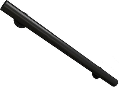 Trapleuning Zwart - Muurbeugel Trap - Veilig Traplopen - Antislip Oppervlak - 150cm Lengte - Zwart