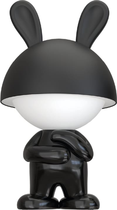 Luxus Europe - Nachtlamp Kinderkamer Mouse Zwart - Draadloos LED Nachtlampje Kinderen - USB-C Oplaadbaar - 7 RGB Kleuren - Tafellamp Kinderkamer