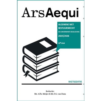 Algemene Wet Bestuursrecht 2025/2026 - Ars Aequi Wetseditie