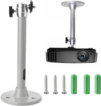 Projector Beugel - Hanger Stand - Film Kijken - Verstelbare Hoek - 5kg Draagkracht - Zilver