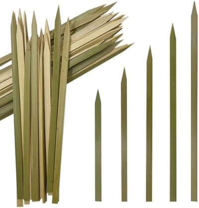100 Bamboe Shish Kabobs - Set van 5 Maten voor Grillen, Barbecue en Feestjes - Natuurlijke Bamboe Spiesjes - Geschikt voor Kebab, Rotisserie en Meer
