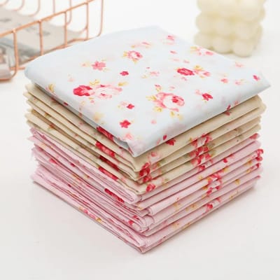 3/6 Pièces Mouchoir Imprimé en Pur Coton pour Femme Élégant Doux et Confortable Été de Chine de l'Est Mince Absorbant Serviette de Main 43 cm