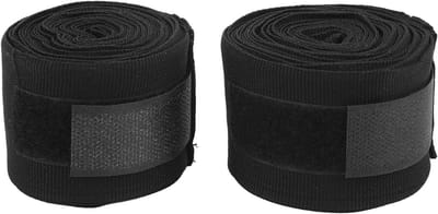 Bokshandschoenen Wraps - Hand Wraps Boksen - Bescherming Polsen - Sneldrogend Katoen - 5 Meter - Zwart