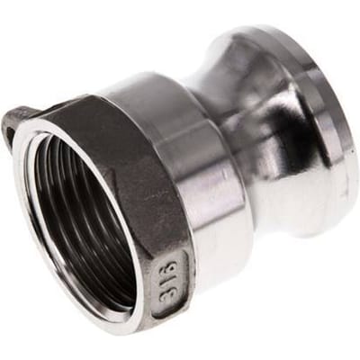 Camlock DN 25 (1'') Koppeling RvsRp 1'' met binnendraad Type A MIL-C-27487