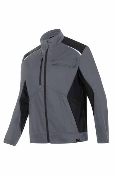 KUBLER ICONIQ PRO 11455380 Werkjas HEREN Veiligheidsjas Middengrijs Zwart - Industriewasbaar - Oeko Tex - 260 G M2