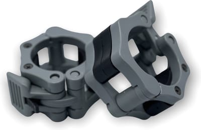 Padisport Lock Jaw 50mm Grijs - Barbell Clips - Haltersluiting - Halter Clips - Halterstangsluiter - 50 Mm - Halterklem - Barbell Lock