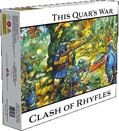 Tafelspel 'This Quar's War: Clash of Rhyfles' - Strategisch 2-speler Oorlogsspel