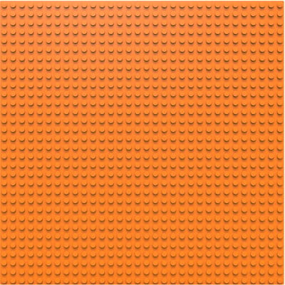 BiOBUDDi Basisplaten 32x32 basisplaat oranje BB-0095 Pumpkin Orange
