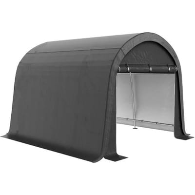 Tuinhuisje - MUVOE - 3x3m - UV-bescherming - Gegalvaniseerd staal - Twee ritsdeuren