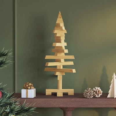 vidaXL Houten kerstboom KOTKA Massief grenenhout