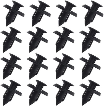 Dailygoods- Bumper Clips 50 Stks - Nylon - Push Type - Bevestigingsmiddelen - 8mm Gat - Compatibel met Nissan 350Z/Pathfinder/Primera - Totale lengte 22 mm - Retainer Clips
