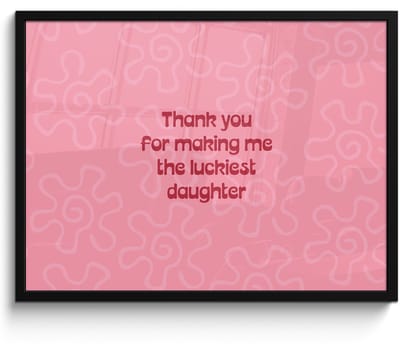 Poster in lijst - Fotolijst 70x50 cm - Posters - Tekst - Rood - Moederdag - Posterlijst zwart - Decoratie - Wanddecoratie woonkamer - Muurdecoratie slaapkamer