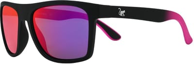 Unisex zonnebril - Floating / Gepolariseerd / UV400 / TPX (Zwart/Zalm)