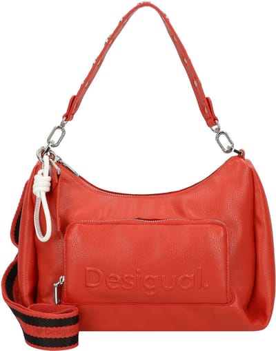Desigual Schoudertas Half Logo Mayari Shoulderbag Carmine Rood