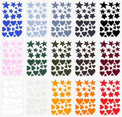 15 Stuks Zelfklevende Nylon Patches voor Reparatie - Waterdichte Patches in Diverse Maten en Vormen voor Jassen en Tenten