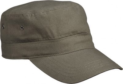 Militairy look rebel cap olijf groen