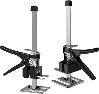 Allecto - Werkbesparende Heftool - 240 kg Heftoestel - Precisie en Stabiliteit - 29 cm Hoogte - Tegel- en Meubelhef - Handig voor Klussen - Zilver