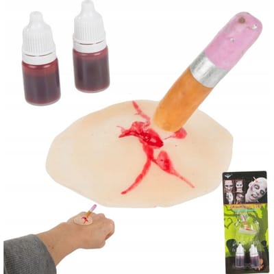 Halloween Make-up Set - Nepwond - Nepbloed - Potloodwond - Horror