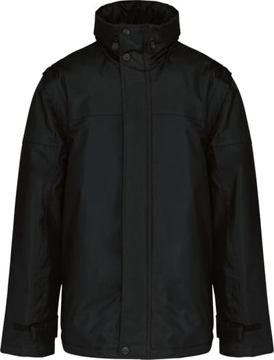 Kariban Jack met afneembare mouwen heren K693 - Black - M