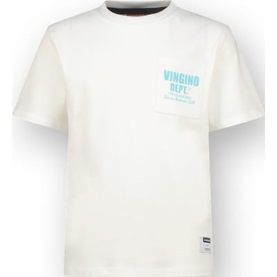 Vingino Hase Real White Maat: 16 | T-Shirts Outlet | Unisex | Wit