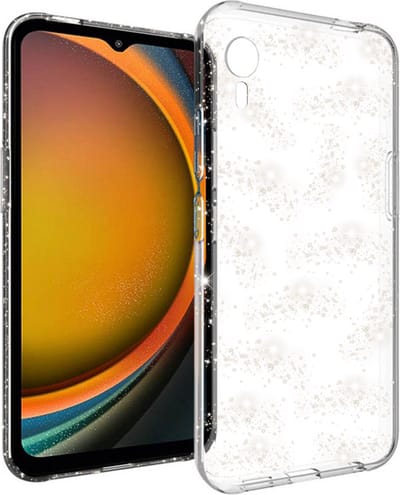 Techsuit Sparkle Skin Glitter Back Cover hoesje voor Samsung Galaxy Xcover 7 - Transparant