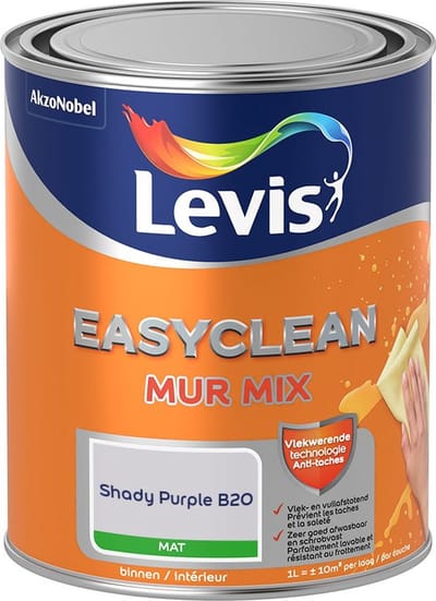 Levis - Easyclean Mur Mat Mix - Shady Purple B20 - Mengverf - 1 L
