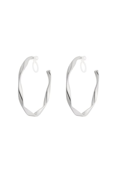 Twist Hoops Clip Oorbellen - Verkleurt Niet - Cadeau - Goudlief