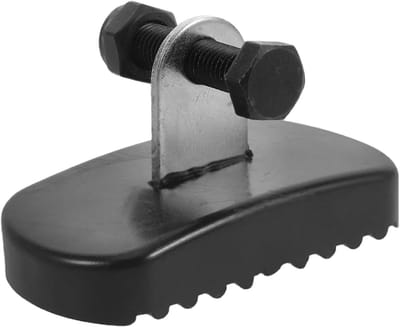 Ladder Voetkappen - Antislip Beschermers - Vloer Beschermen - Universele Pasvorm - 9.3 x 5.5 cm - Zwart