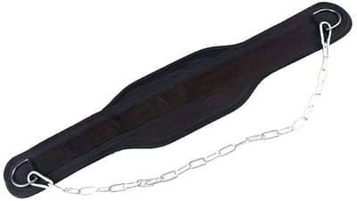 Gewichthefriem — 77 x 10 cm — Geschikt voor tailleomtrekken > 80 cm — Max. belasting: 40 kg — Gewichthefriem voor heren — Verzwaarde riem — Fitnessriem — Ideaal voor squats, pull-ups, bodybuildingtraining en verzwaarde dips — Unisex