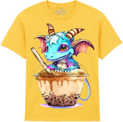 KIDS Draak Boba Tea Dragon The Coloured House KIDS T-shirt XL