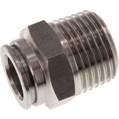 12mm x R1/2'' RVS Insteekfitting Buitendraad FKM
