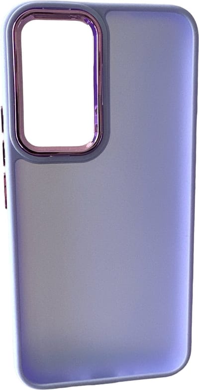 Backcover Military - Geschikt voor: Samsung Galaxy S24 Ultra -Stevige Case met Soft TPU-bumperranden - Paars