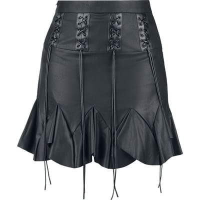 Gothicana by EMP - Gothic Minirok - Eternal Allure - S tot XXL - voor Vrouwen - zwart