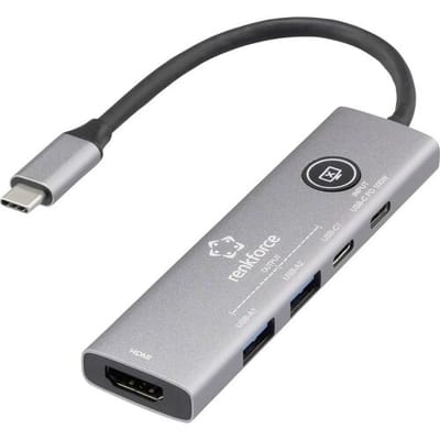 Renkforce RF-DKS-908 USB-C dockingstation Geschikt voor merk (dockingstation): Universeel USB-C Power Delivery
