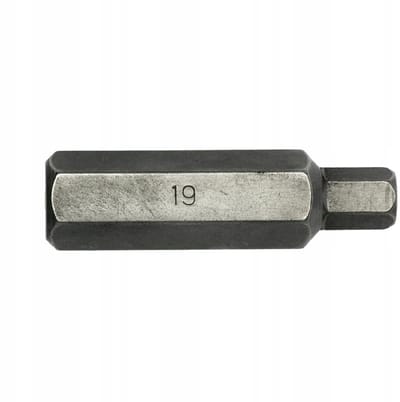 Teng Tools lang 19 mm zeskantbit met 12 mm houder