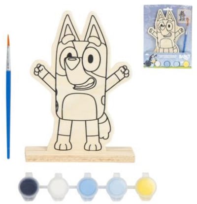 Bluey Houten Verfset Kinderen – Knutselen Meisjes & Schilderen Jongens