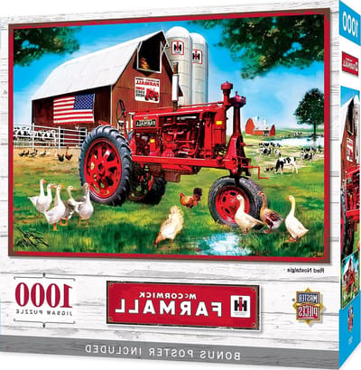Puzzel 1000 stukjes - Familie Puzzel - Ontspannen Avond - Matte Afwerking - 489 x 689 cm - Rood