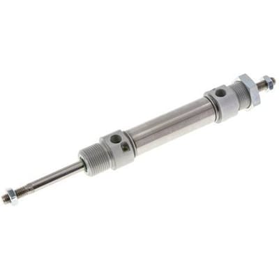 ISO 6432 Ronde Dubbelwerkende Cilinder 20-40mm - Magnetisch - Demping - Buitendraad - Dubbele Zuigerstang