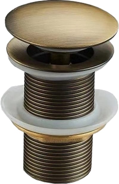 Mexen click-clack plug rond, antiek brons - 79910-30