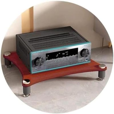Audio Kast - Muziek Meubel - Home Cinema - Stabiele Geluidservaring - 4 Tier - Zwart