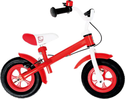 Loopfiets voor baby's - Kinderfietsje - Balans trainen - Verstelbaar zadel - 10 inch wielen - Rood