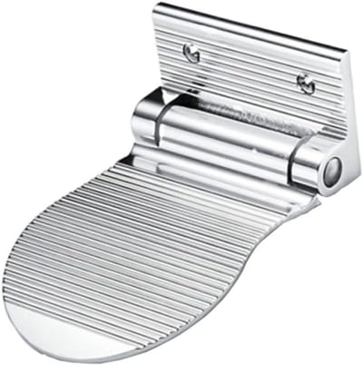 Voetensteun Douche - Hulpstuk Badkamer - Benen Scheren - Vliegtuig Aluminium - 17x10x6cm - Zilver